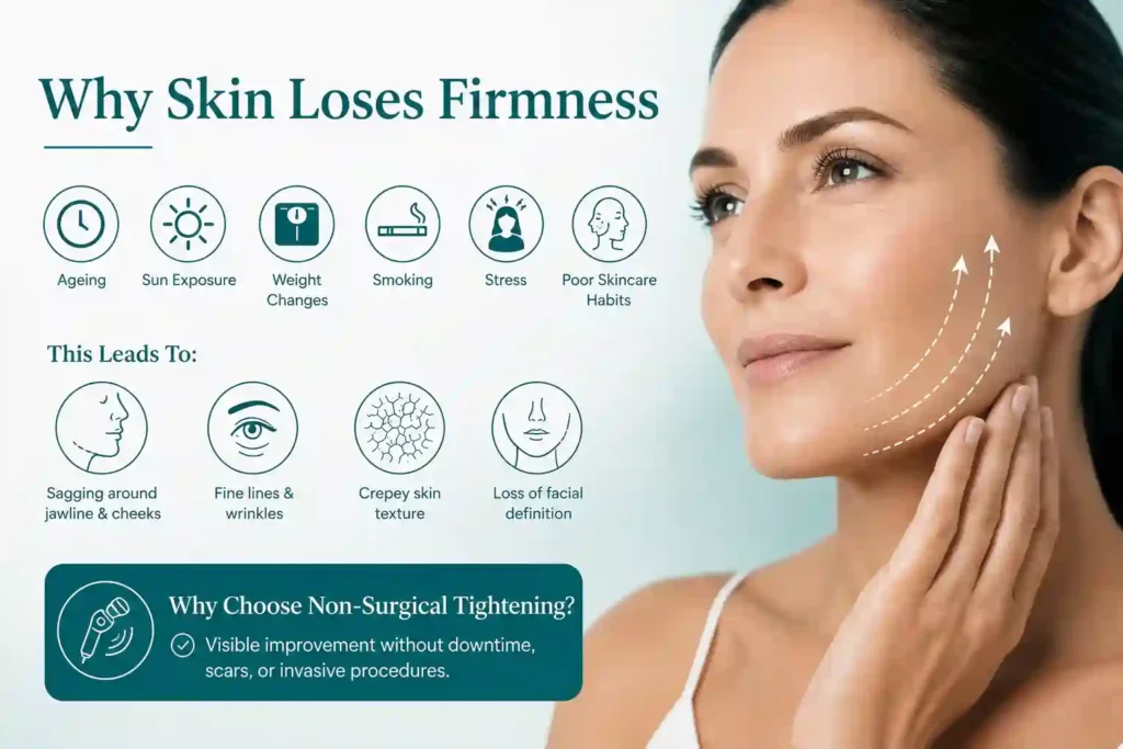 What Makes Skin Lose Firmness and Why Do People Seek Non-Surgical Tightening Amersham?