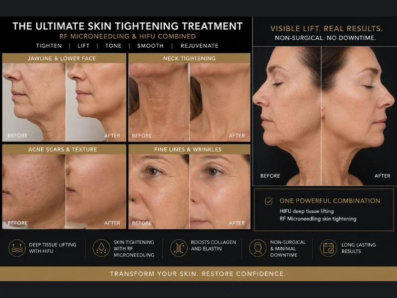 Results of combined treatment for the ultimate skin tightening treatment Amersham