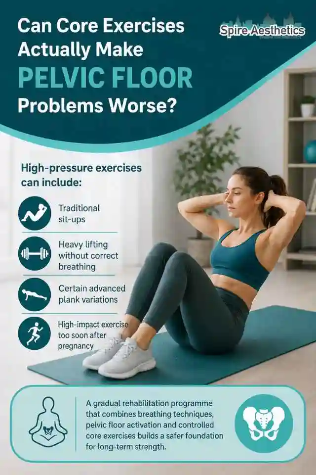 Can Strengthening Your Core Alone Actually Make Pelvic Floor Problems Worse Amersham?